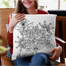Load image into Gallery viewer, Pillow Cover - Anything is Paw-Sible Pillow Cover