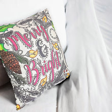 Load image into Gallery viewer, *HOLIDAY* Pillow Cover - Merry And Bright Pillow Cover (ONLY)