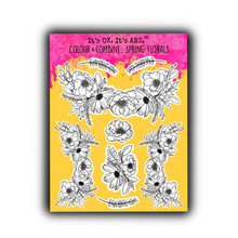 Load image into Gallery viewer, Colour + Combine: Spring Florals Sticker Sheet