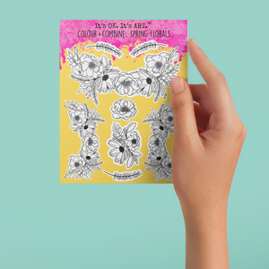 Colour + Combine: Spring Florals Sticker Sheet