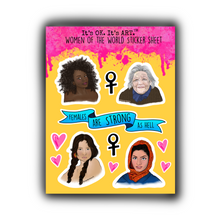 Load image into Gallery viewer, Women of the World Sticker Sheet