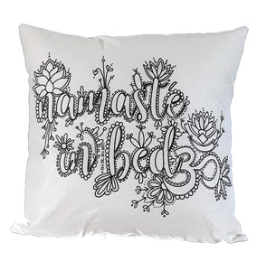 Namaste In Bed Pillow Cover